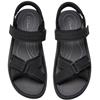 CLARKS  MENS  SANDAL - BLACK LEATHER